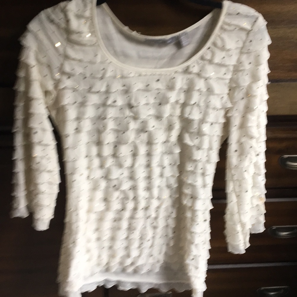 Ivory fancy shirt